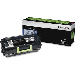 Lexmark Unison 521HL Toner Cartridge, Laser, High Yield, 25000 Labels Black, Black, 1/EA