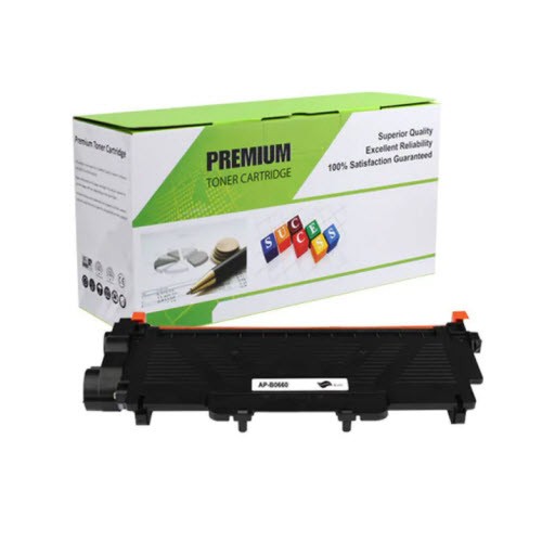 PREMIUM Brother TN660(TN-660) Compatible Toner Cartridge, 2600 Pages, Black, 1/EA
