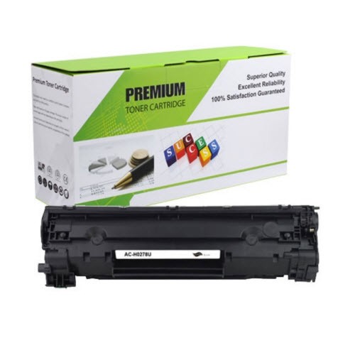 PREMIUM HP CE278A (78A)/CANON 128/CANON 126 Compatible Toner Cartridge, 2100 Pages, Black, 1/EA