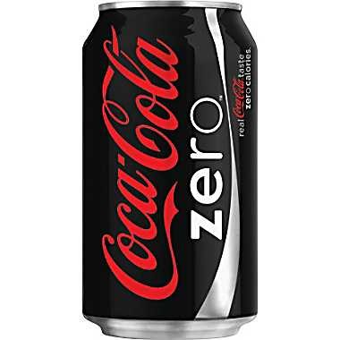 Coca-Cola Zero Soda, 12OZ Cans, 12/PK
