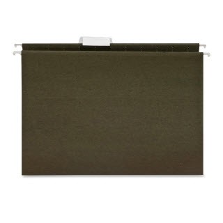 Pendaflex 1/5-cut Legal-size Hanging File Folders, Legal 8 1/2 x 14 Sheet Size, 1/5 Tab Cut, 11 pt. Folder Thickness, Green, Recycled, 25/BX