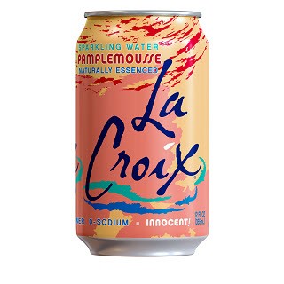 LaCroix Sparkling Water, Grapefruit, 12OZ, 24/CT
