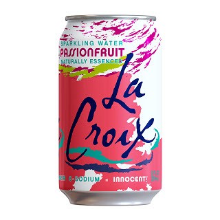 LaCroix Sparkling Water, Passion Fruit, 12OZ, 24/CT