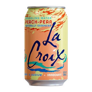 LaCroix Sparkling Water, Peach-Pear, 12OZ, 24/CT