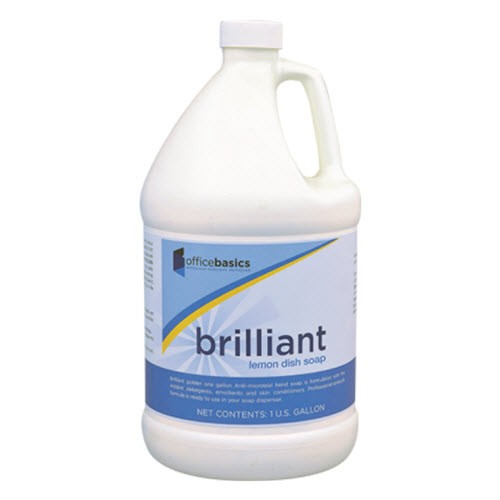 Brilliant Lemon Dish Soap, 1 Gallon, 1/EA