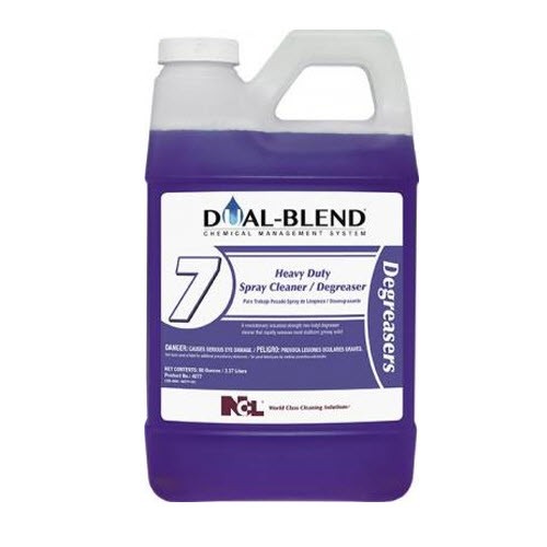 NCL Dual Blend #7, Heavy Duty Spray Cleaner / Degreaser, 80OZ, 4/CT