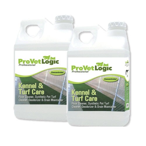 ProVetLogic Kennel and Turf Care, Floor Cleaner, Deodorizer, and Drain Maintainer, 2.5 Gallon, 2/CT