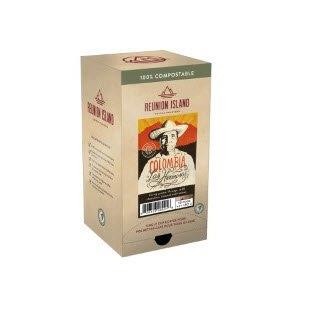 Reunion Island Colombia Las Hermosas Coffee Pods, 16/BX