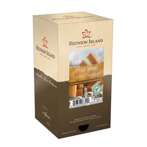 Reunion Island French Caramel Coffee Pods, 16/BX