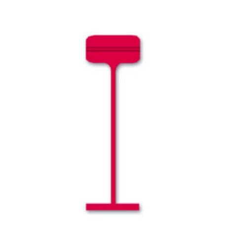 Tach-It Standard Tagging Fasteners, Red, 3, 5000/BX
