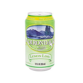 Adirondack Beverages Lemon Lime Seltzer Water, 12OZ, 24/CT