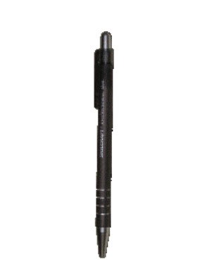 Deluxe Retractable Soft-Grip Pen, Black, 12/DZ