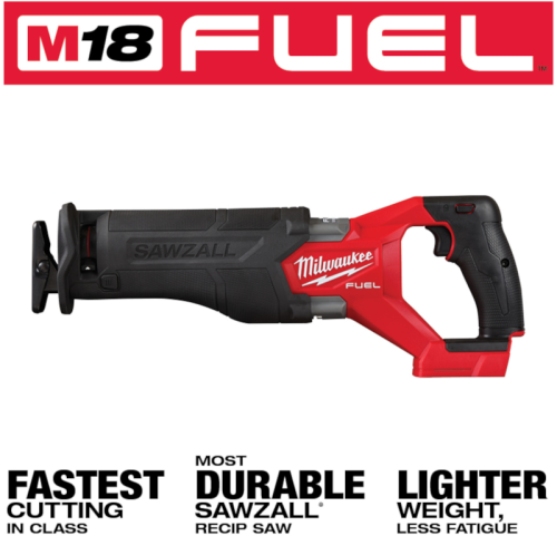 Milwaukee M18 FUEL SAWZALL Brushless Cordless Reciprocating Saw (Tool Only)