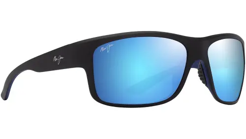 Maui Jim Southern Cross Men's Matte Black/Blue Frame Blue Hawaii Lens Polarized Sunglasses