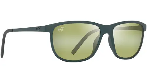 Maui Jim Lele Kawa Unisex Matte Dark Military Green Frame Maui HT Lens Polarized Sunglasses