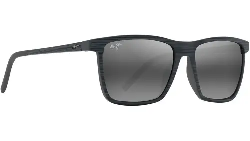 Maui Jim One Way Unisex GrayStripe Frame Neutral Gray LensPolarized Sunglasses