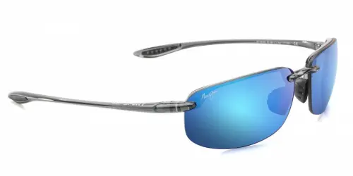 Maui Jim Ho'okipa Unisex Smoke Gray Frame Blue Hawaii Lens Polarized Sunglasses