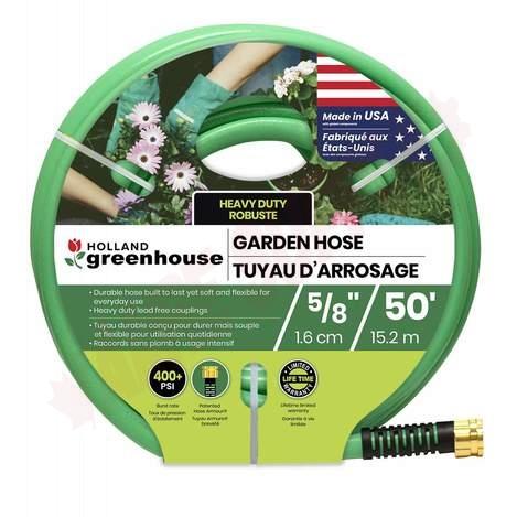 5/8" X 50' GH PVC HEAVY DUTY WATER HOSE