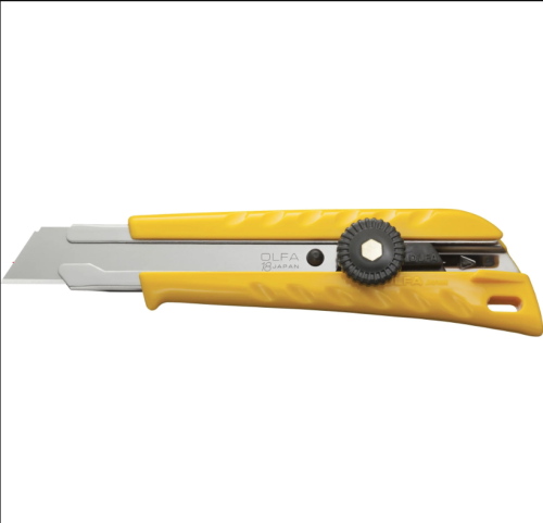 OLFA  KNIFE L1  C/W  SOLID BLADE BLADES 18MM
