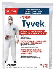COVERALL PMF H.D. XTR-LRG TEAR RESIST, NON-ABSORB.