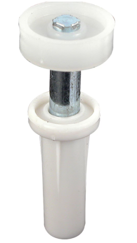 PATIO DOOR ROLLER ADJUST NYLON WHEEL W/ SPRING