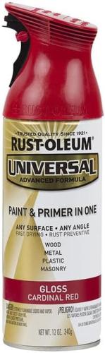 RUSTOLEUM UNIVERSAL PAINT CARDINAL RED GLOSS