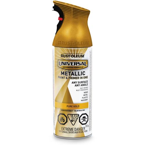RUSTOLEUM UNIVERSAL PAINT PURE GOLD 340G