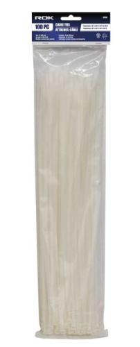 ROK CABLE TIES 16" 100 PC CLEAR