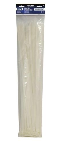 ROK CABLE TIES 24" 100 PC CLEAR
