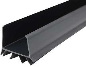 DOOR SHOE VINYL 36"BLACK