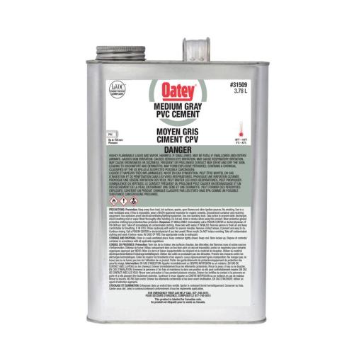 CEMENT PVC S40 GREY 3.78L