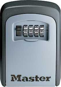 MASTER LOCK KEY STORAGE 5401D COMBINATION WALL MOUNT HOLDS UP TO 5 KEYS