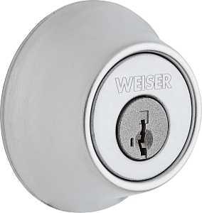 WEISER SINGLE CYCLE D-BOLT SATIN  CHROME (26D)
