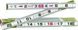 FOLDING WOOD RULE 5/8"x72" LUFKIN SAE