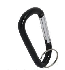 CARABINER JUMBO WITH SPLIT KEY RING