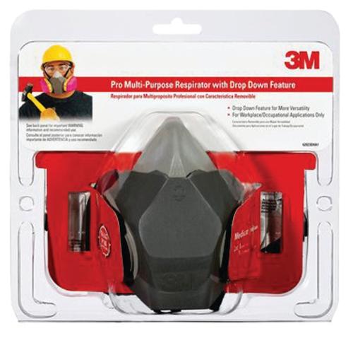 RESPIRATOR HALF MASK REUSABLE KIT QUICK LATCH PRO MEDIUM 3M