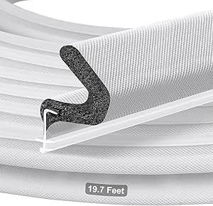 KERF WEATHERSTR 82" WHITE FOAM-TIGHT