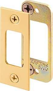 STRIKE PLATE D/BOLT BRASS