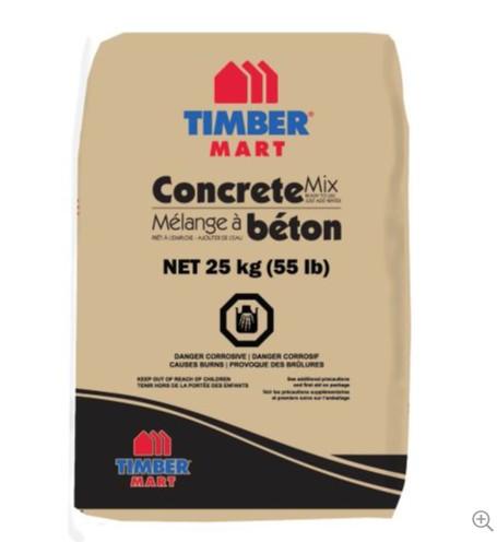 CEMENT CONC MIX .44 CUBIC FT/BAG