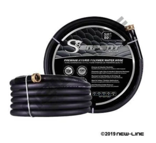 HOSE 5/8X100' SERPENT BLACK