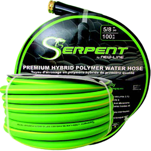 HOSE 5/8X25' SERPENT GREEN GARDEN 150PSI NEW LINE