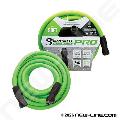 HOSE 5/8X50' SERPENT GREEN GARDEN 150PSI NEW LINE