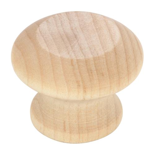 KNOB MAPLE 1 3/8"