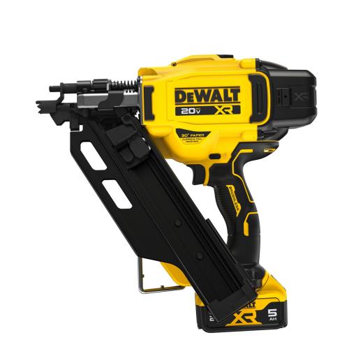 DEWALT DCN930P1 - 20V MAX XR Cordless Brushless 2-Speed 30 Degree Paper Collated Framing Nailer Kit