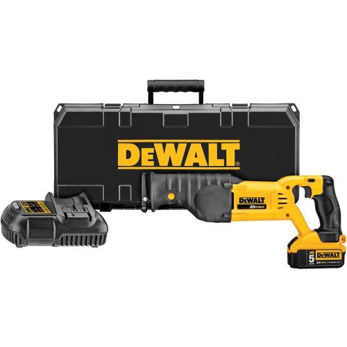 DEWALT RECIPROCATING SAW 20V MAX LI-ION(5.0AH)W/1 BATTERY AND KIT BOX