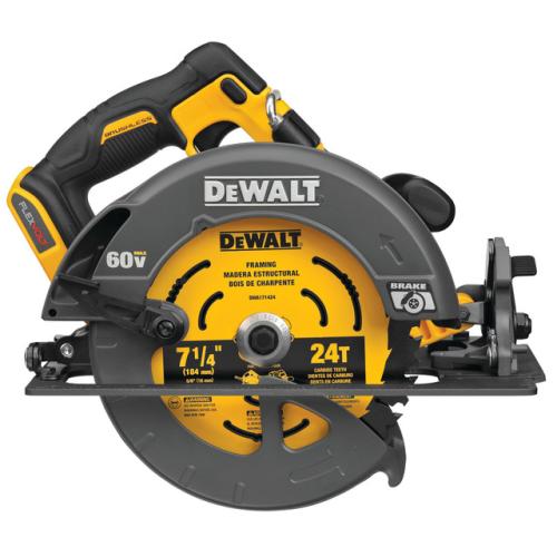 DEWALT 60V MAX 7-1/4 CIRC SAW+BARE