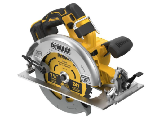 DEWALT Cordless and Brushless 20 V MAX XR 7 1/4-in Circular Saw - 8 AH - Bare Tool