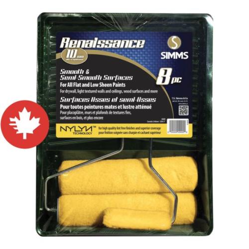 ROLLER SET LINT FREE 8PC   2 REFILL/CAGE/TRAY/MINI ROLLER/  2 LINERS