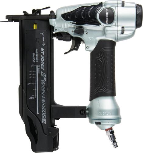 Metabo HPT Brad Nailer Kit, Pneumatic, 18 Gauge, 5/8-Inch up to 2-Inch Brad Nails, Tool-less Depth Adjustment, Selective Actuation Switch