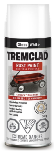 TREMCLAD SPRAY WHITE GLOSS 340G